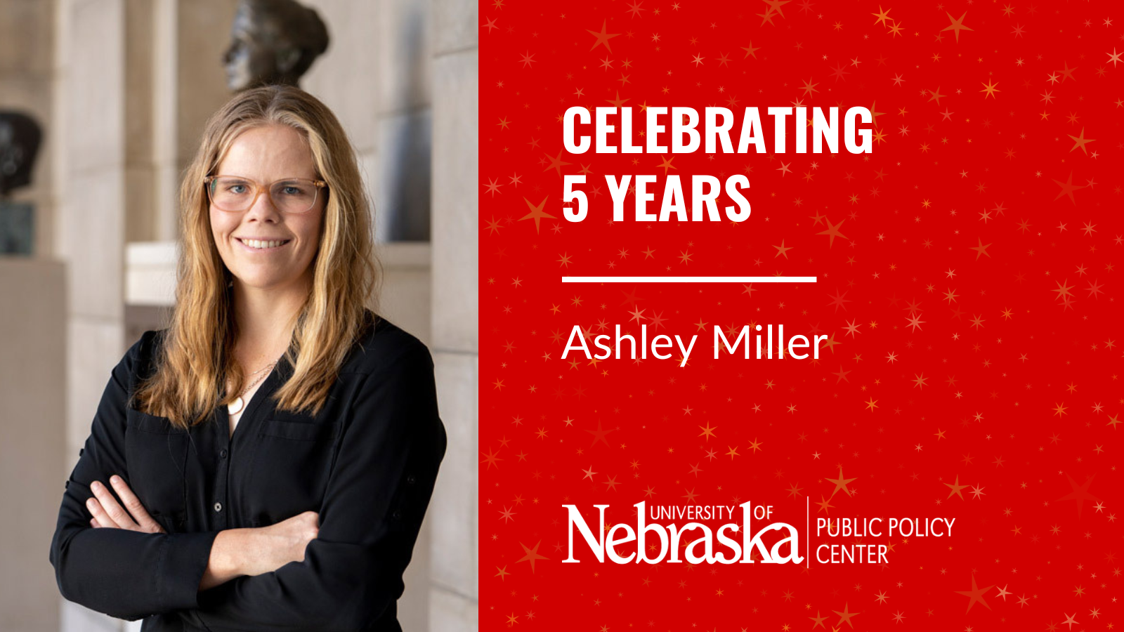 Ashley Miller celebrates 5 years at NU