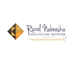 Rural Nebraska Healthcare Network logo, slogan: A region system of care provided locally.