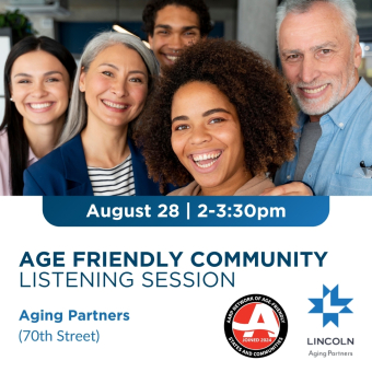 Community Listening Session - Aging Partners (70th Street)