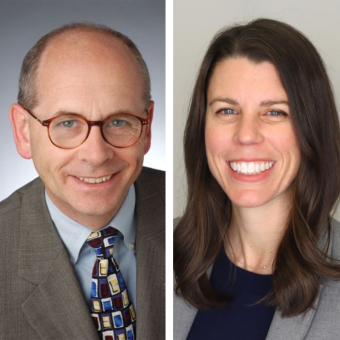 Portrait of Drs. Richard Gallagher and Margaret Sibley
