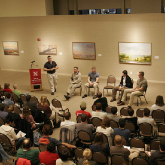 Photos of the Sorensen Seminar event for Don't Ask Don't Tell