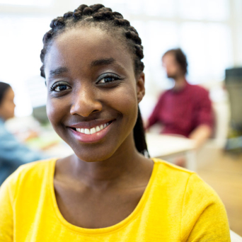 Young Girl Smiling