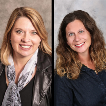 Cate Jones-Hazledine and Jennifer Jackson 